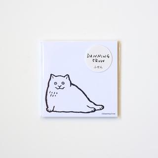 【黒山 Kathy Lam】white cat ふせん