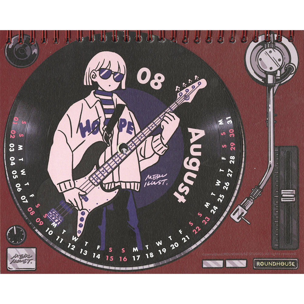 meru 2026 calender カレンダー