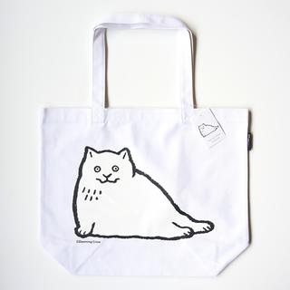 【黒山 Kathy Lam】white catトートバッグ