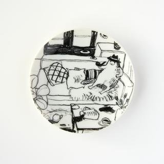 【黒山 Kathy Lam】off work 豆皿