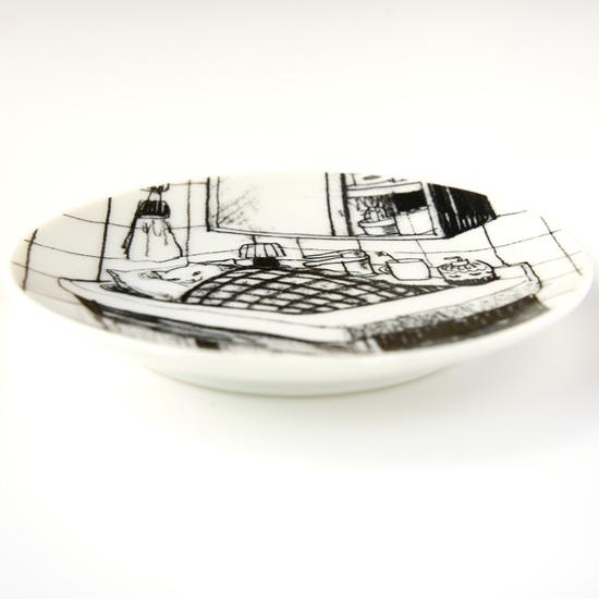 【黒山 Kathy Lam】sleep in the sink 豆皿