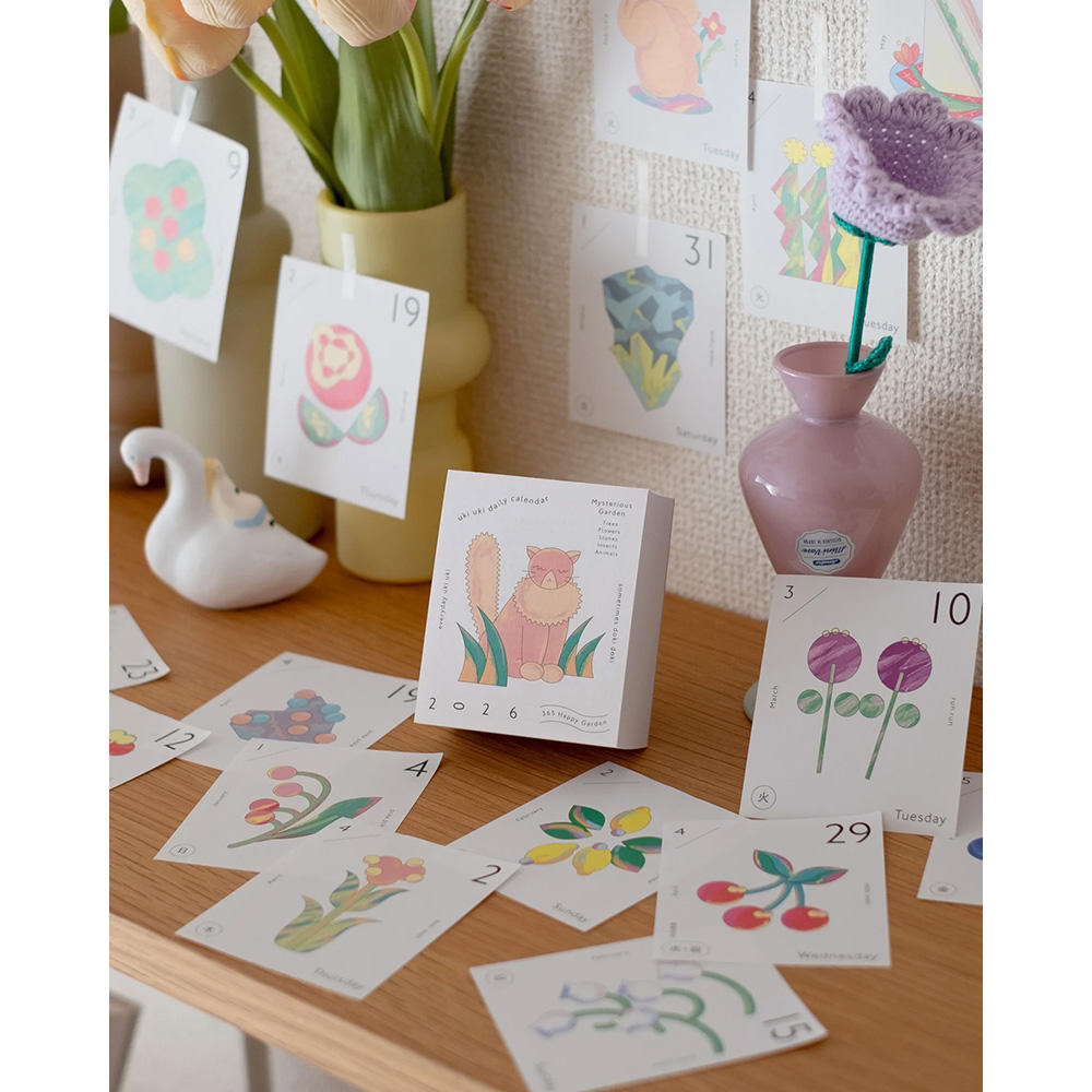 uki uki 2026年日めくりカレンダー