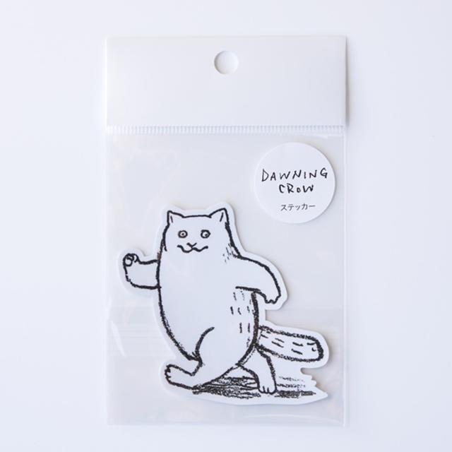 【黒山 Kathy Lam】Die Cut Sticker 「Running Cat」