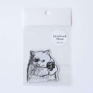 【黒山 Kathy Lam】Die Cut Sticker 「Gun Kitty」