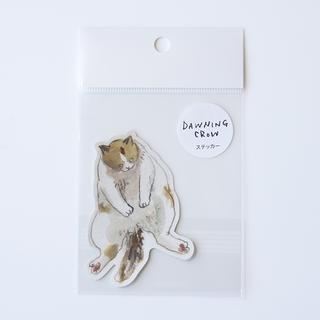 【黒山 Kathy Lam】Die Cut Sticker 「Sit Down Mobu」