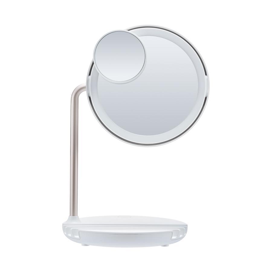 FESTINO(フェスティノ) 充電式 LEDファンミラー　WHT 