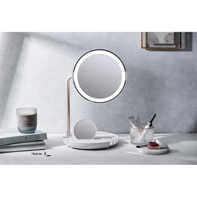 FESTINO(フェスティノ) 充電式 LEDファンミラー　WHT 