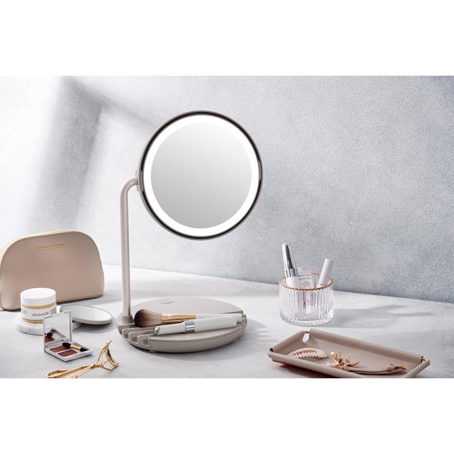 FESTINO(フェスティノ) 充電式 LEDファンミラー　BEG 