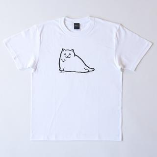 【黒山 Kathy Lam】WHITE CAT Tシャツ