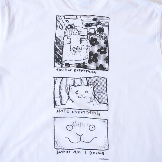 【黒山 Kathy Lam】Tired of Everything Tシャツ