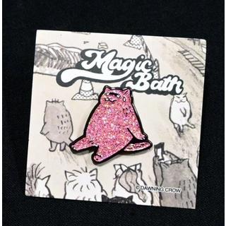 【黒山 Kathy Lam】Hell Tired Pinky Cat マグネットピン