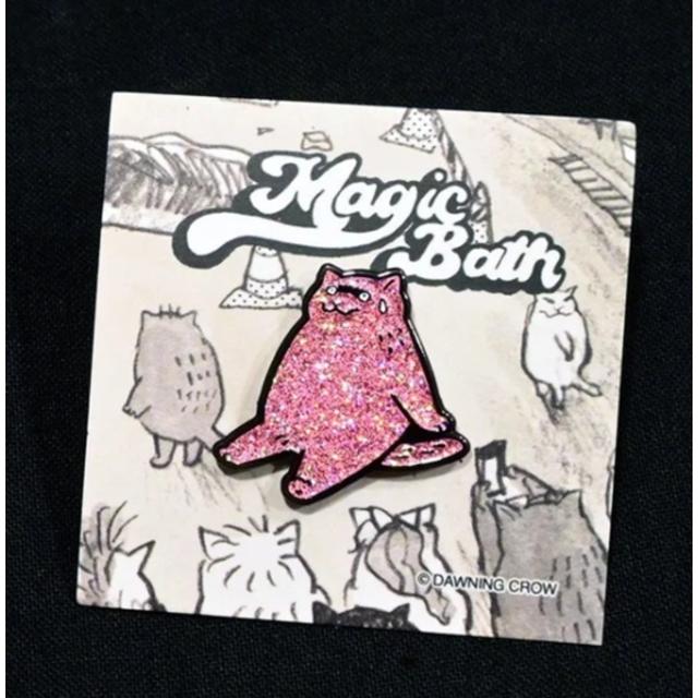 【黒山 Kathy Lam】Hell Tired Pinky Cat マグネットピン