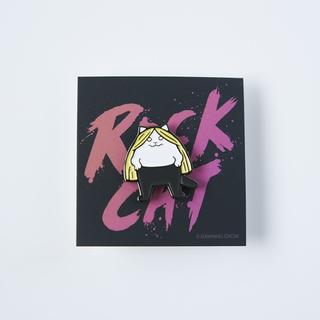 【黒山 Kathy Lam】Rock Cat マグネットピン