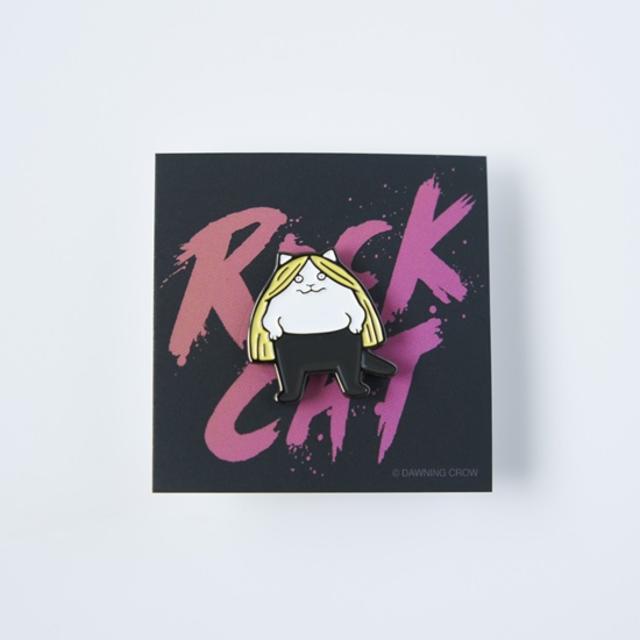 【黒山 Kathy Lam】Rock Cat マグネットピン