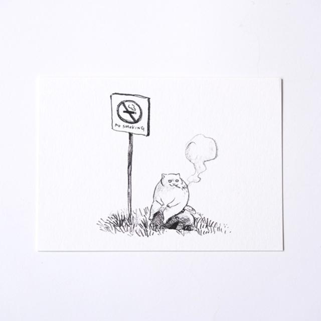 【黒山 Kathy Lam】カード No Smoking Area