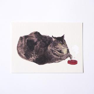【黒山 Kathy Lam】カード The Smoking Cat