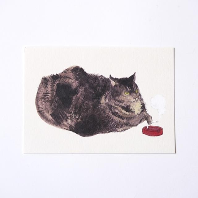【黒山 Kathy Lam】カード The Smoking Cat