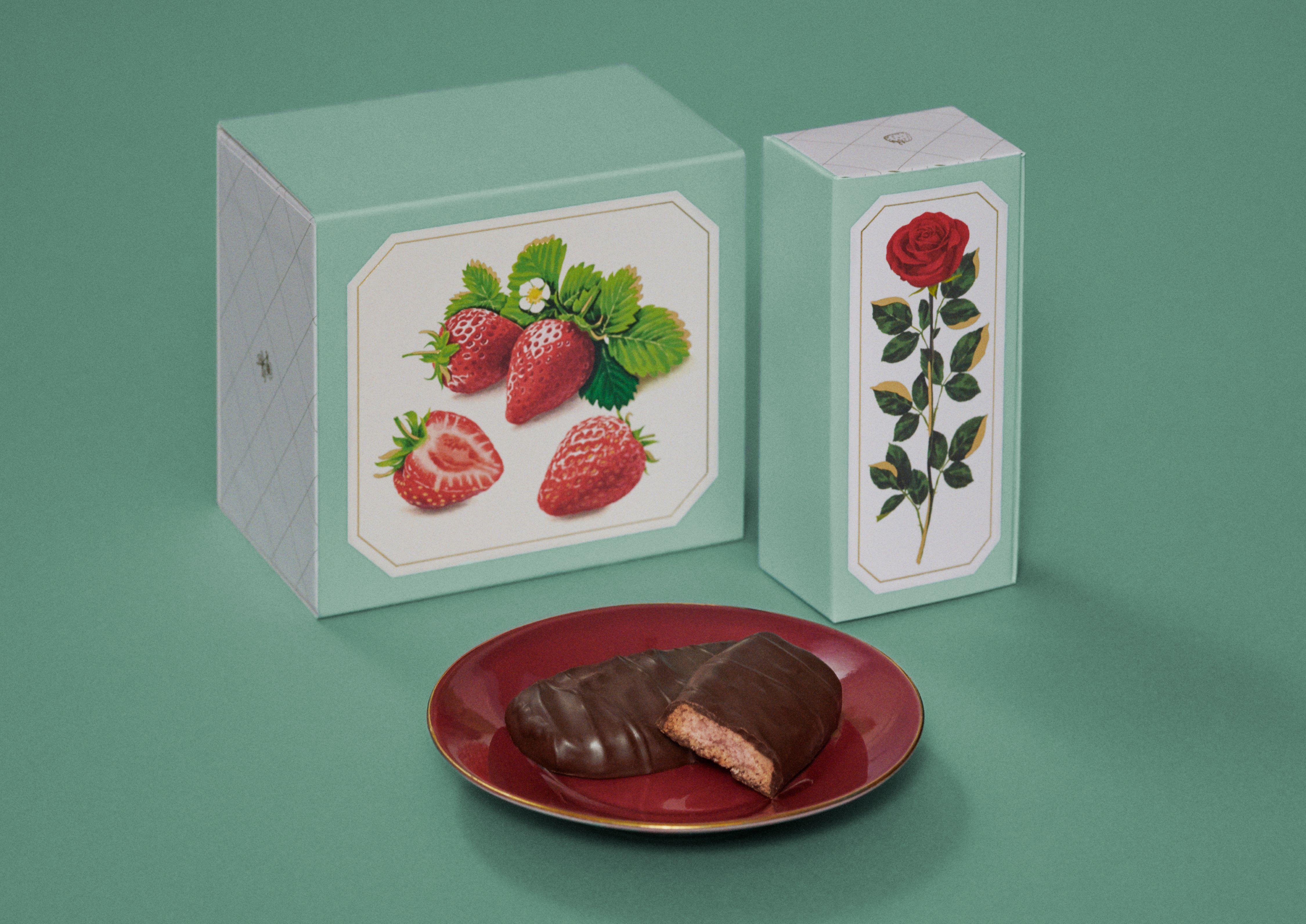 【ルル メリー】季節のショコラサブレ（あまおう苺）８枚入