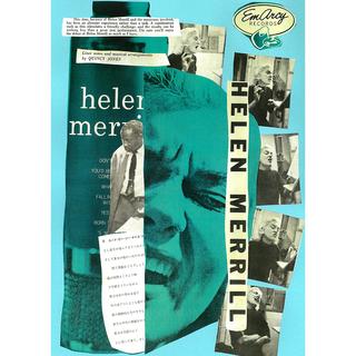 「コラージュ・オブ・ブルー」オリジナル・コラージュ額装品／ヘレン・メリル