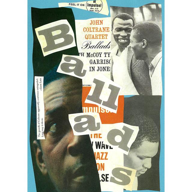 「コラージュ・オブ・ブルー」オリジナル・コラージュ額装品／ジョン・コルトレーン