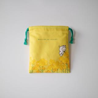 まっしろなちょうちょ　巾着