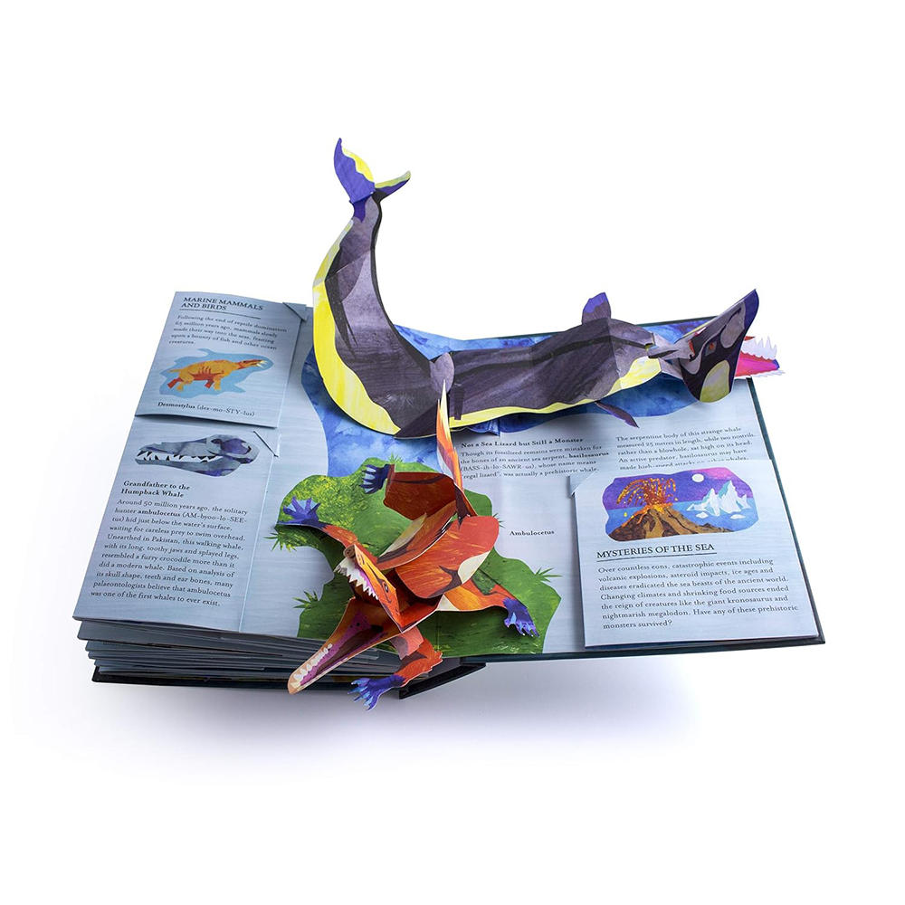 Encyclopedia Prehistorica: Sharks and Other Sea　しかけ絵本　ロバート・ザブダ