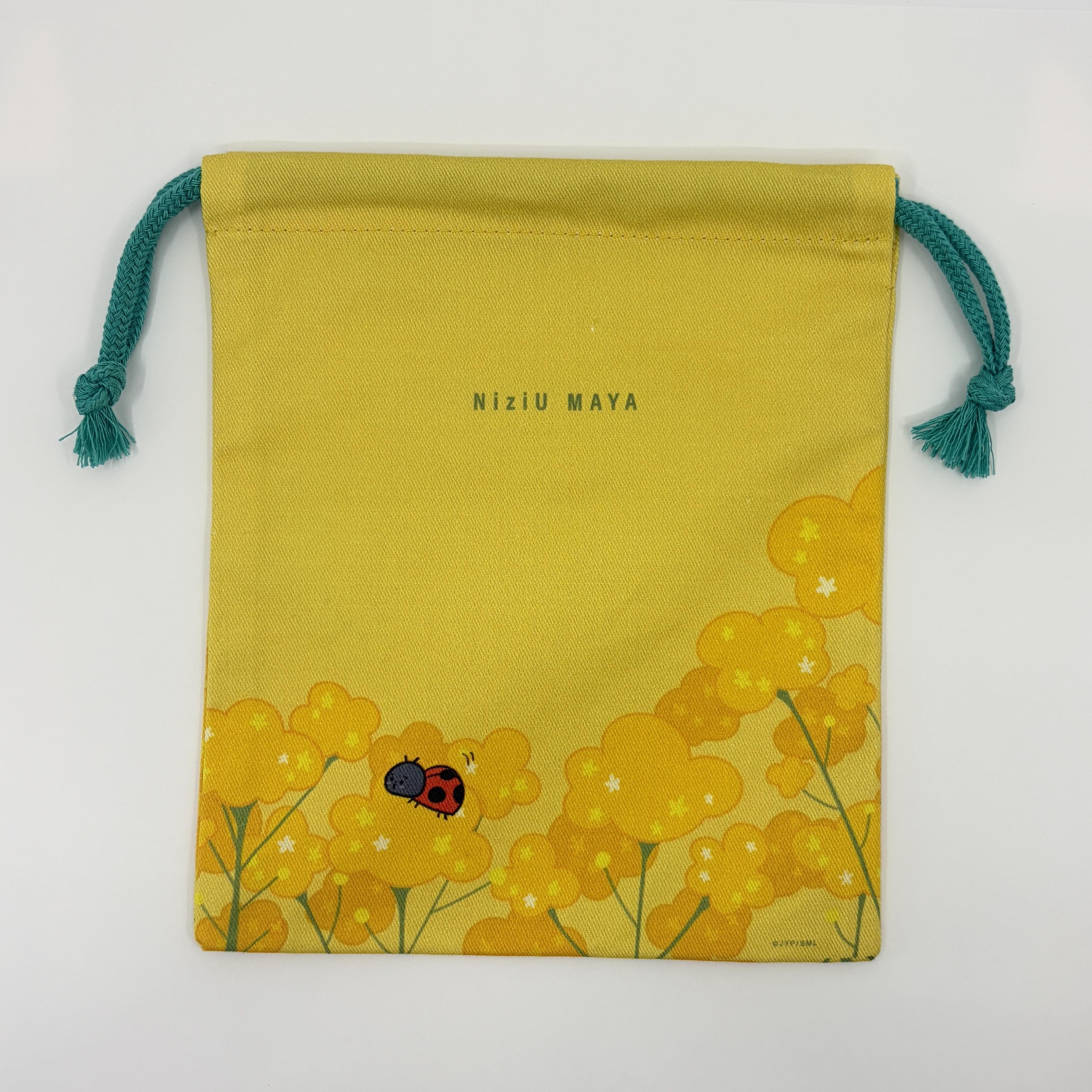 【MAYA】まっしろなちょうちょ　巾着