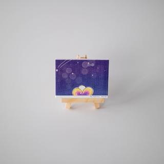 まっしろなちょうちょ　ミニチュアキャンバスB