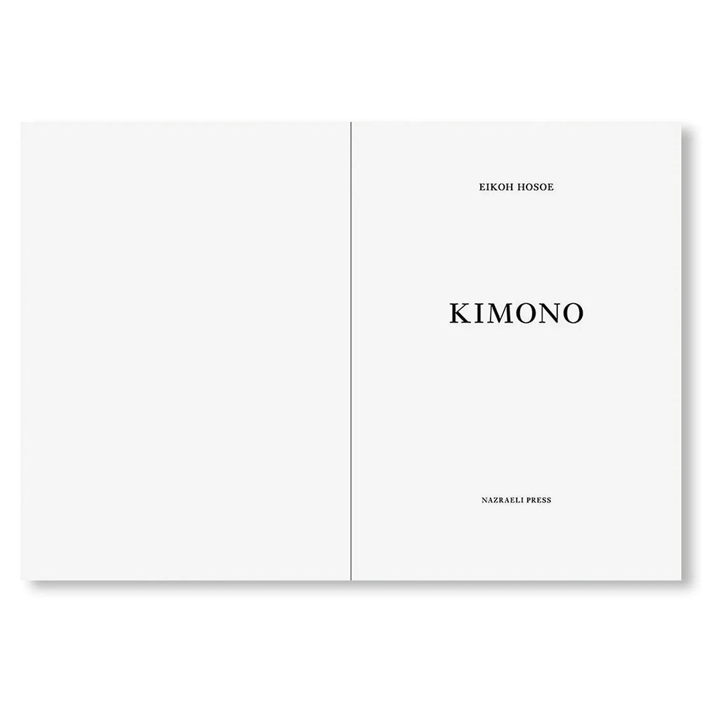 【500部限定】ONE PICTURE BOOK TWO #45: KIMONO by Eikoh Hosoe（細江英公） 写真集
