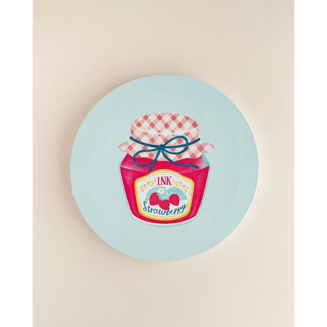 【3月上旬～中旬頃発送予定】 キャンバスプリント 「いちごのインクジャム」 ／ ア・ラ・カル堂