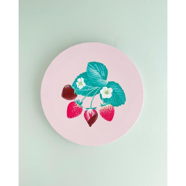 【3月上旬～中旬頃発送予定】 キャンバスプリント 「いちごのチョコレート」 ／ ア・ラ・カル堂