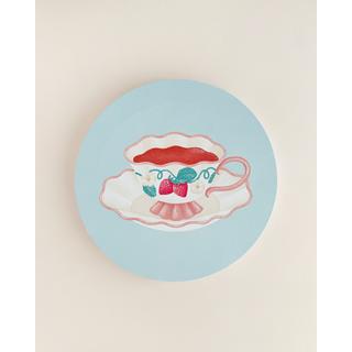 【3月上旬～中旬頃発送予定】 キャンバスプリント 「いちごのティーカップ」 ／ ア・ラ・カル堂