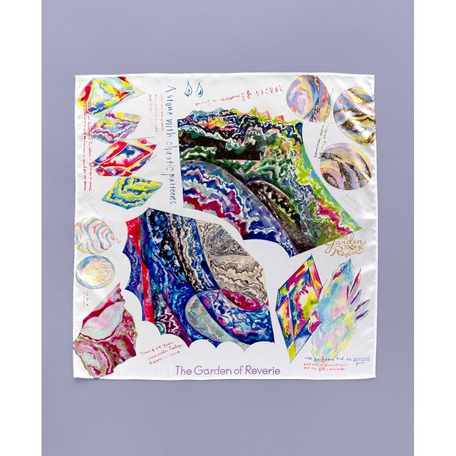 青山希望・スカーフ】uki Art Scarf（石と宝石） 青山 希望 -の商品