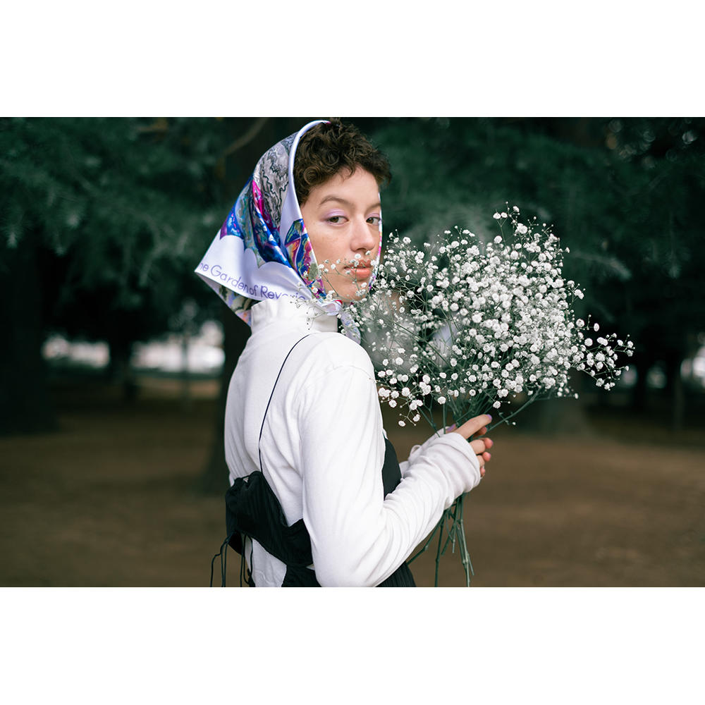 青山希望・スカーフ】uki Art Scarf（石と宝石） 青山 希望 -の商品