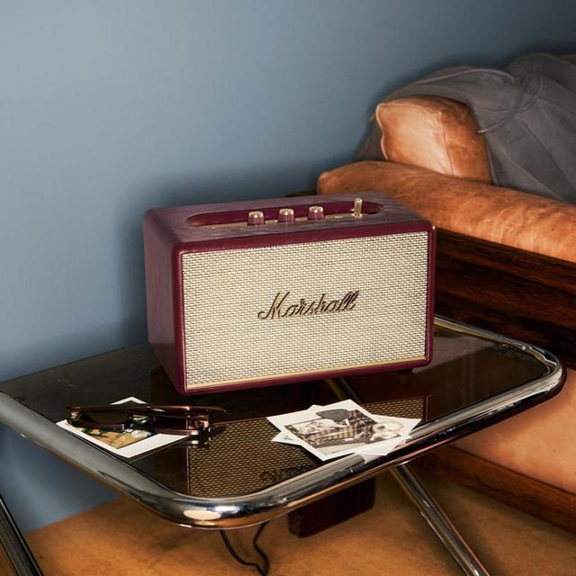 【販路限定カラー】Marshall(マーシャル) ワイヤレススピーカーActonIII(アクトン 3) バーガンディ