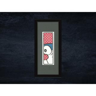 ドラえもん浮世絵札　七宝模様（額入）