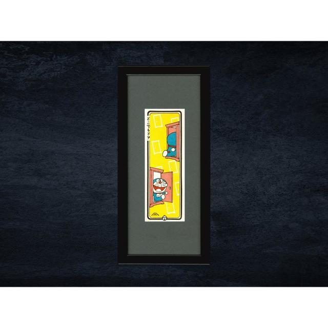 ドラえもん浮世絵札　どこでもドア（額入）