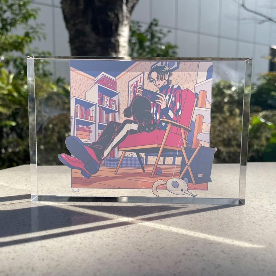 ともわか　アクリルブロック「prey」　銀座 蔦屋書店オリジナル