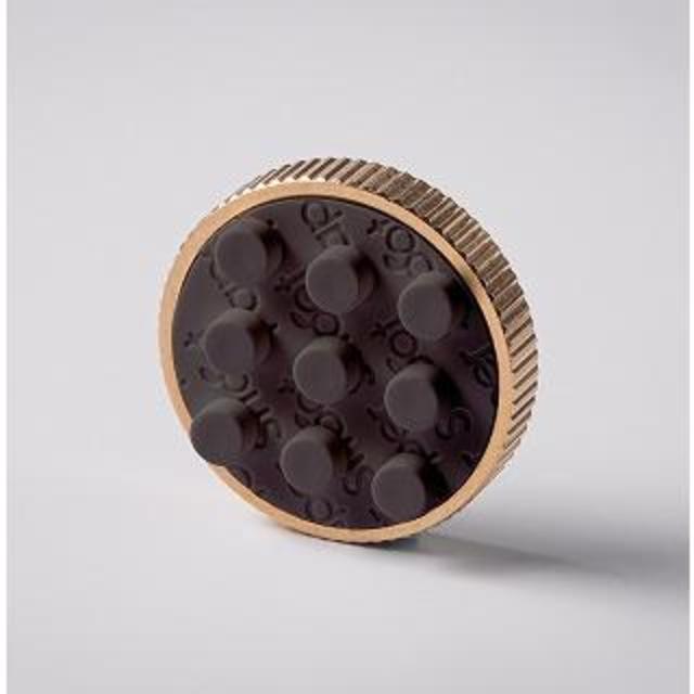 PaperShoot(ペーパーシュート) 専用 Aura Bricksレンズキャップ_Ash BlockBrass Lens Cap(Screw-On)