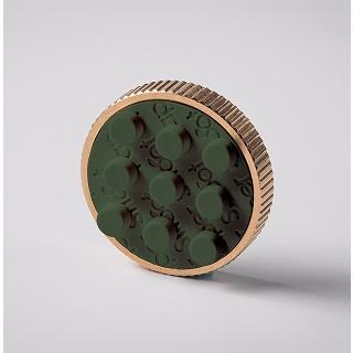 PaperShoot(ペーパーシュート) 専用 Aura Bricksレンズキャップ_Green Grove Brass Lens Cap(Screw-On)