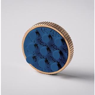 PaperShoot(ペーパーシュート) 専用 Aura Bricksレンズキャップ_Blue Beam Brass Lens Cap(Screw-On)