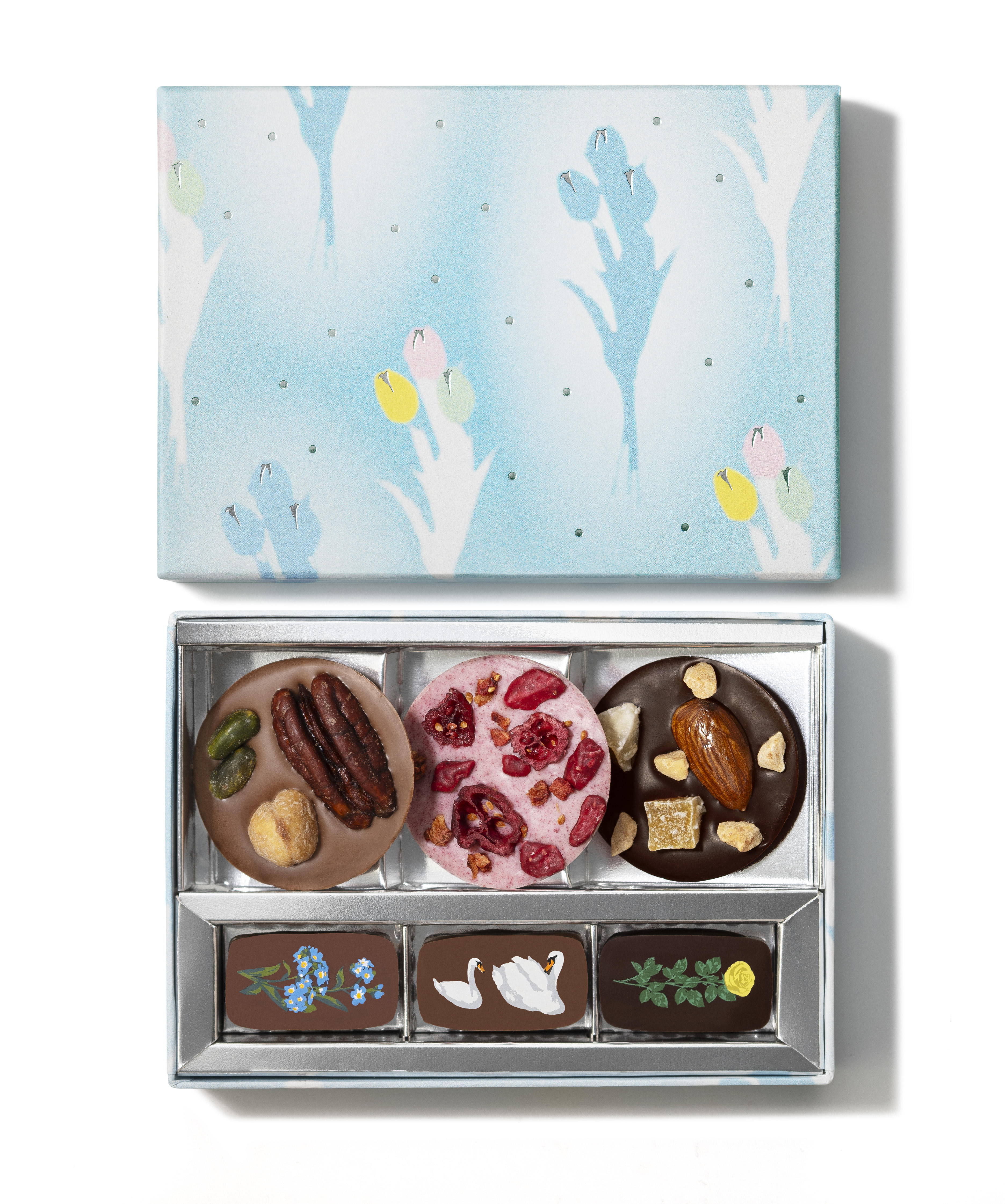 ルルメリー　マンディアンとお花のチョコレート　６個