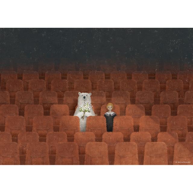 【予約】 日下明　Giclee Print『まるでシネマティック』　木製パネル加工(大)　※5月中旬頃のお届け予定