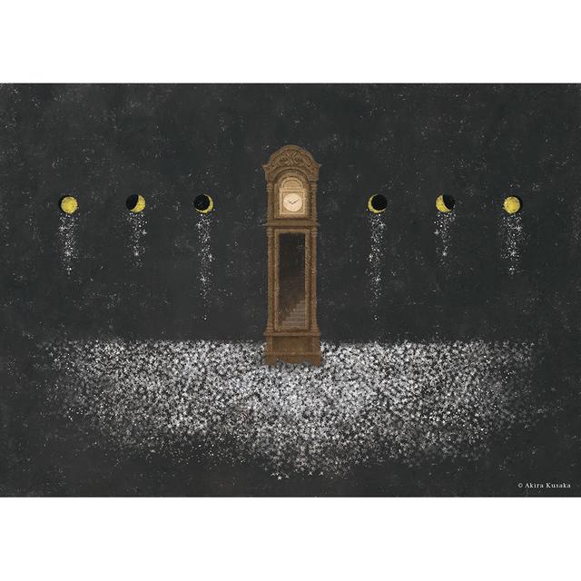 【予約】 日下明　Giclee Print『均衡と存在』　木製パネル加工(小)　※5月中旬頃のお届け予定