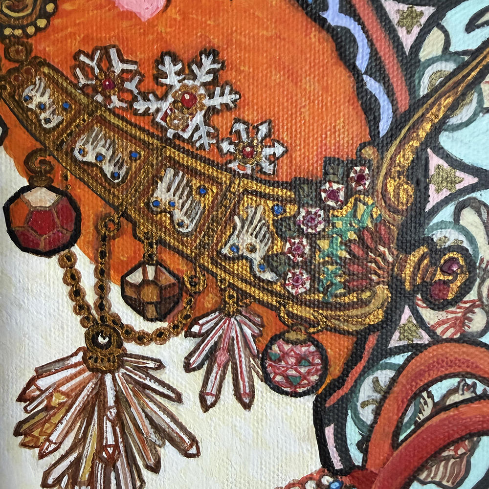 【とやちかこ：新作 原画】Zodiac - Homage to  Mucha -（黄道十二宮）　※2026年3月中旬～下旬頃発送予定