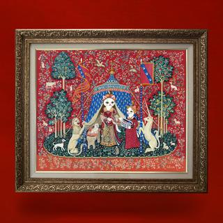 【とやちかこ：新作 原画】A Mon Seul Desir - Homage to Anonymous Masters -（我が唯一つの望み）　※2026年3月中旬～下旬頃発送予定