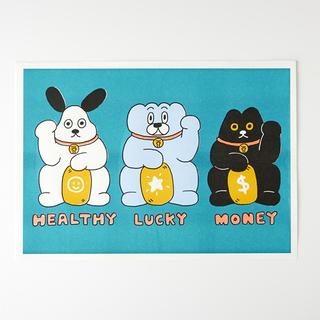 【Dumpling Cat Family】 Fortune-Bringing Dumpling Cat A3 Poster ※額装無しのシート販売