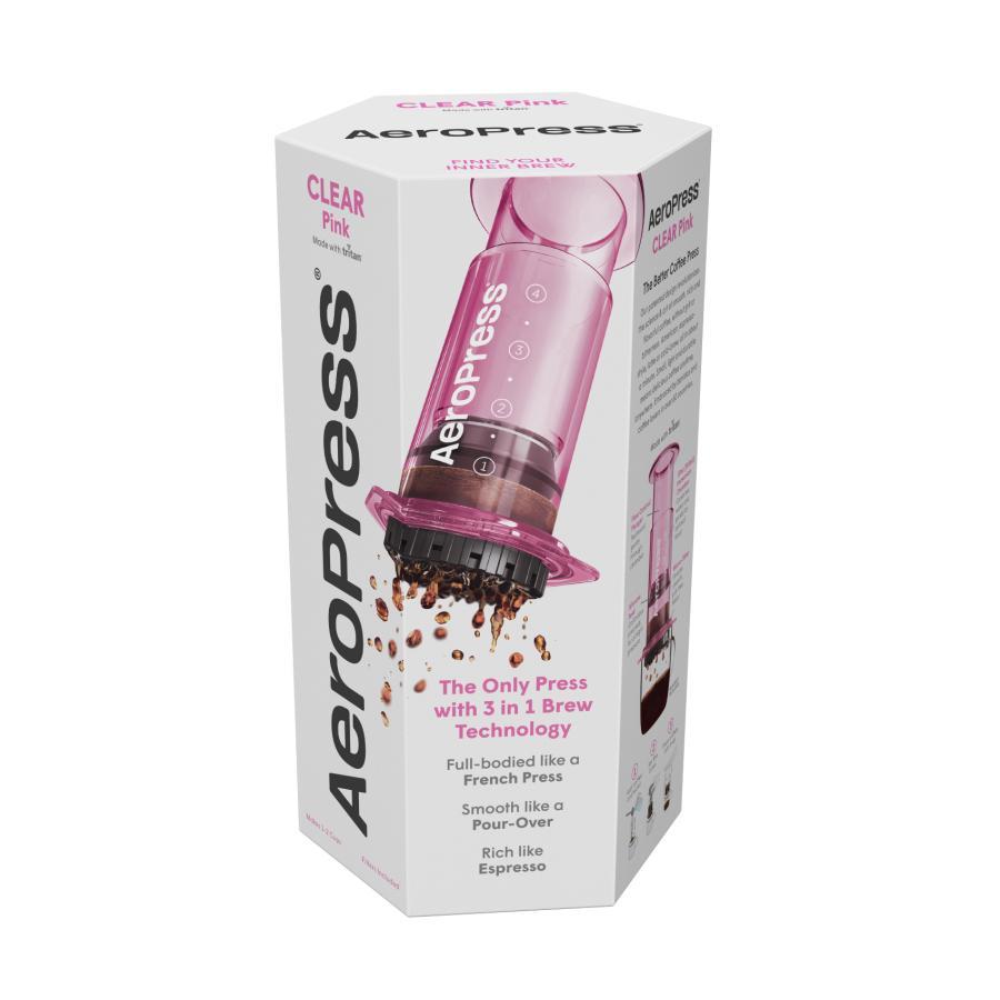 AeroPress(エアロプレス) Clear Colors Coffee Maker(クリアカラーズ コーヒーメーカー)Pink