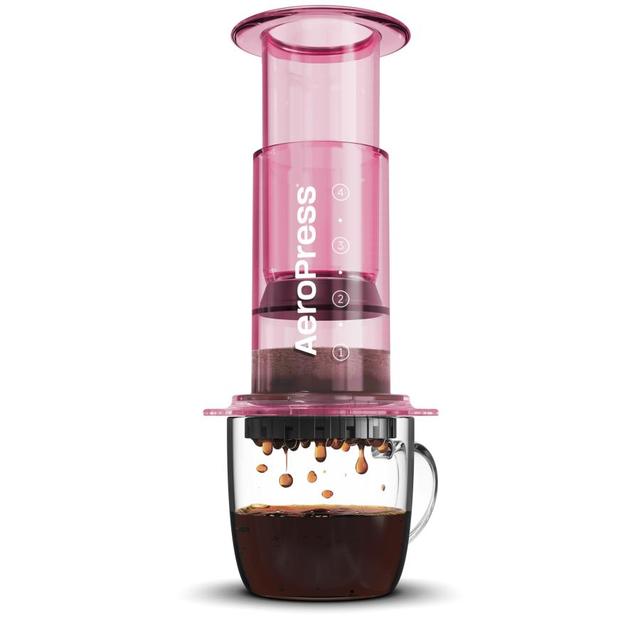 AeroPress(エアロプレス) Clear Colors Coffee Maker(クリアカラーズ コーヒーメーカー)Pink