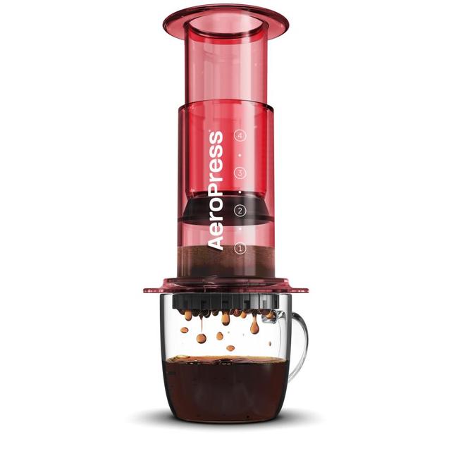 AeroPress(エアロプレス) Clear Colors Coffee Maker(クリアカラーズ コーヒーメーカー)Red